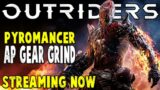 Outriders Live Stream – Our First CT15 Gold With A Starter Pyro Anomaly Build