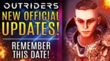 Outriders – New OFFICIAL Update From Square Enix!  Remember THIS Date!