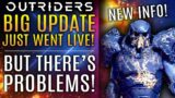 Outriders News Update – The Big Update Just Went Live But There's A Catch! Fans Demand Changes!