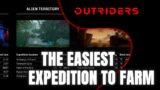 Outriders – The EASIEST Expedition to Farm | With Gameplay and Build