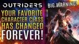 Outriders – WARNING! Your Favorite Character Class Has Changed!  New Updates From Dev Team!