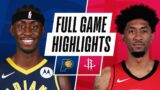 PACERS at ROCKETS | FULL GAME HIGHLIGHTS | April 14, 2021