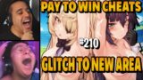PAY TO WIN CHEAT | GLITCH TO NEW AREA | GENSHIN IMPACT FUNNY MOMENTS PART 210