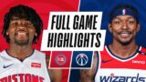 PISTONS at WIZARDS | FULL GAME HIGHLIGHTS | April 17, 2021