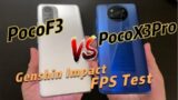 Poco F3 vs Poco X3 Pro Genshin Impact Gaming FPS Test | Snapdragon 860 vs 870