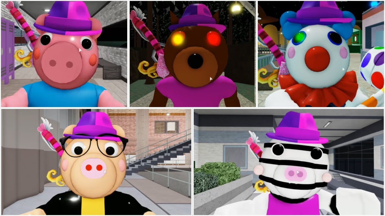 ROBLOX PIGGY NEW MINITOON JUMPSCARES - Roblox Piggy Book 2 rp - Game videos