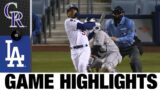 Rockies vs. Dodgers Game Highlights (4/13/21) | MLB Highlights