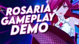 Rosaria Character Demo – Genshin Impact Patch 1.4 Rosaria Skills