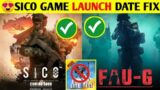 SICO GAME LAUNCH DATE FIX 100% FAUG TDM LAUNCH DATE UPDATE NEWS,FAUG GAME TDM UPDATE ,TDM GAMEPLAY