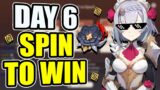 SOLO NOELLE SPIN TO WIN | Contending Tides Day 6 | Genshin Impact