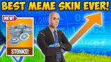 STONKS *MEME SKIN* is BEST EVER!! – Fortnite Funny Fails and WTF Moments! 1225