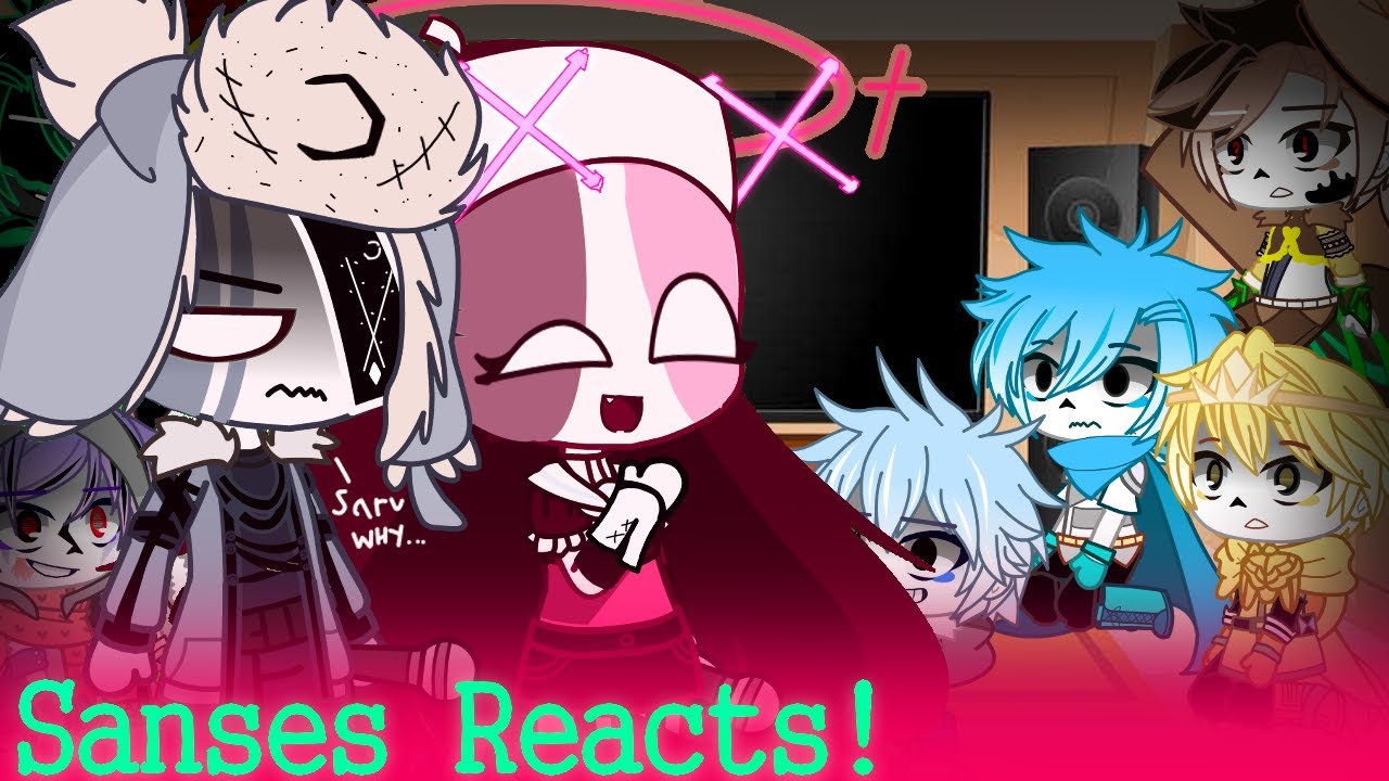 Sans Aus React To Sarvente s Mid Fight Masses Friday Night Funkin 
