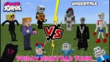 Sans (Undertale) VS Friday Night Funkin (FNF) [Friday night BaD TomM?] Minecraft PE