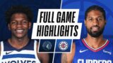 TIMBERWOLVES at CLIPPERS | FULL GAME HIGHLIGHTS | April 18, 2021