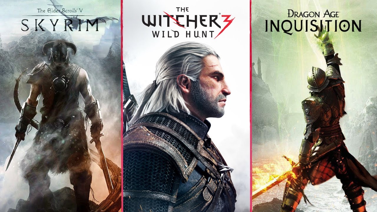 The Witcher vs. Dragon Age vs. The Elder Scrolls (RPG Franchises) Game videos