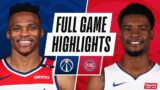 WIZARDS at PISTONS | FULL GAME HIGHLIGHTS | April 1, 2021