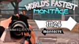 WORLD'S FASTEST BEAT SYNC MONTAGE | PUBG MOBILE (100 Miles & Running)
