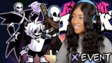XCHARA IS BACK! BUT INKSANS AND XGASTER IS HERE TOO??!!?? | Friday Night Funkin [X Event Full Week]