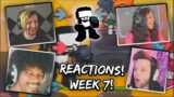 Youtuber's React To Friday Night Funkin' Week 7! | Stress