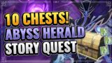[no spoiler] ABYSS HERALD CHESTS! (DON'T MISS THEM!) Genshin Impact Secret Hidden Chest Location