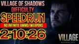 Resident Evil 8 Village Speedrun ~ Village of Shadows Difficulty (2:10:26 LTR) – Full Game