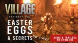 All PRELAUNCH Resident Evil Village Easter Eggs & Secrets So Far