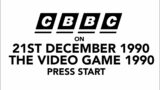 CBBC on 21st December 1990 The Video Game 1990 UK 1990 Opening Logos