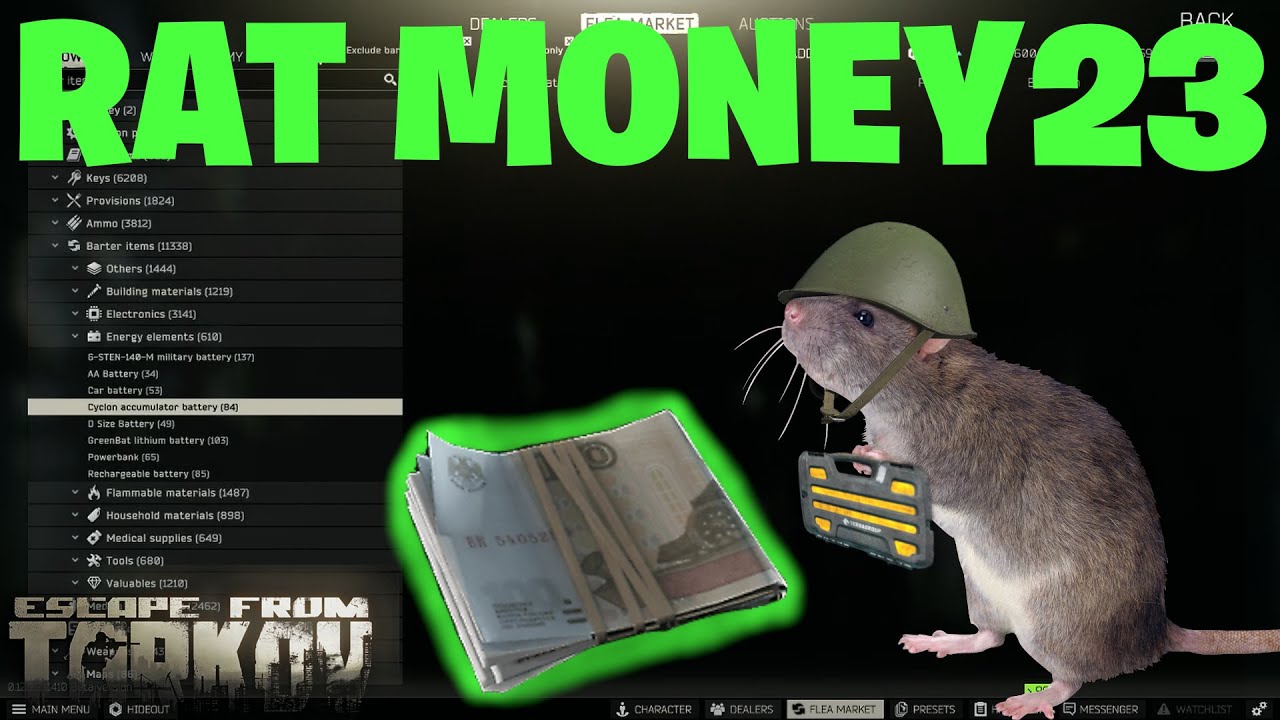 Escape From Tarkov - RAT MONEY | Episode 23 - Season 1 - Flea Market