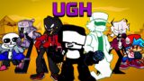 Everyone sings Ugh! – FRIDAY NIGHT FUNKIN' – All Ugh Mods (Garcello, AGOTI, Selever, Ruv, and more!)