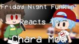 FNF Reacts To Chara Mod || Gacha Club || Friday Night Funkin || Flashing Lights