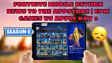 FORTNITE MOBILE RETURN NEWS TO THE APPSTORE | EPIC GAMES VS APPLE DAY 2