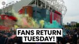 Fans Back For Fulham Game – Protest Too?! | Man United News