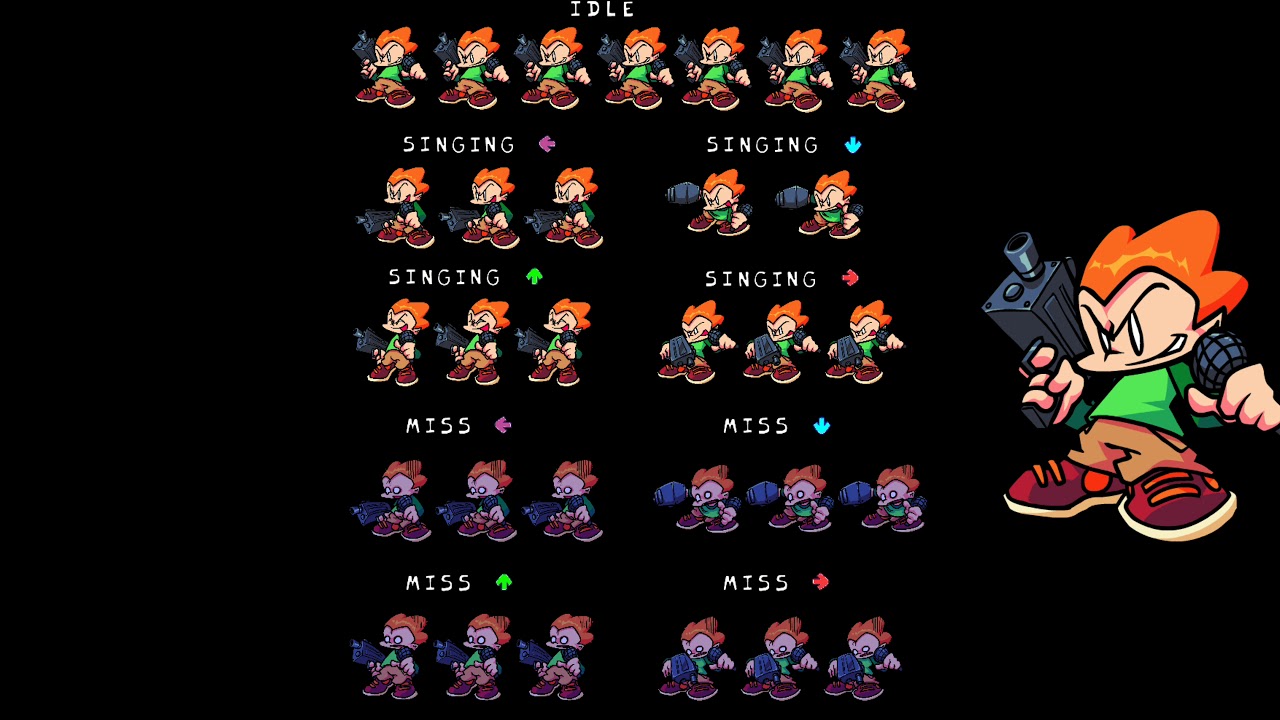 Fnf - Sprite Sheet - Game videos