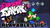 Friday Night Funkin Playable Luigi Mod (+download)