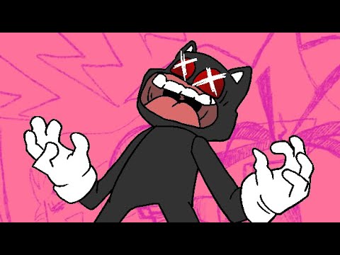 Friday Night Funkin’ v.s. Cartoon Cat Mod l FNF Animation #2 - Game videos