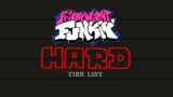 Friday Night Funkin' HARD MODE Tier List! (WEEKS 1-7)