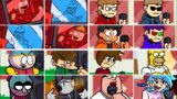 Friday Night Funkin' – VS Tord All Songs but everytime it's Tord turn a Different Skin Mod is used