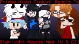 Friday Night Funkin' reacts to Starlight Mayhem Mod (V.S CJ) || Gacha Club || FNF || Flashing Lights
