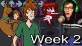 Friday night funkin' but shaggy is back and uses 0.002% of his power