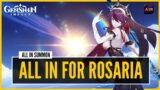 Genshin Impact – Dragonspine Ritual Insane Luck Part 2 | Bringing Rosaria Home!