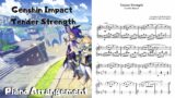 Genshin Impact – Tender Strength Piano Arrangement (with Music Sheets)