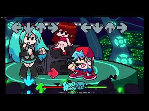 Hatsune Miku x FNF - All songs + Secret song! - Game videos