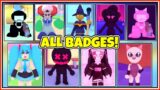 How to get ALL 9 BADGES + SECRET CHARACTERS/MORPHS in FRIDAY NIGHT FUNK ROLEPLAY (FNF)! – ROBLOX