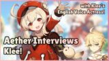 Interview Time with Klee! (Featuring Klee's English VA) | Genshin Impact