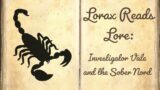 Investigator Vale and the Sober Nord- ESO Lorebook Series – Lorax Reads Lore