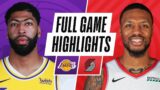 LAKERS at TRAIL BLAZERS | FULL GAME HIGHLIGHTS | May 7, 2021