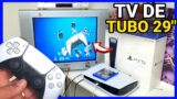 LIGUEI o PLAYSTATION 5 na TV de TUBO e OLHA NO QUE DEU (PS5)