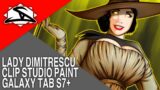 Lady Dimitrescu Resident Evil Village – Clip Studio Paint on a Samsung Galaxy Tab S7+
