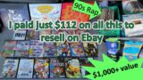 Monster hip hop and rap vinyl collection score and video games for $1 each that are worth over $500!