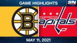 NHL Game Highlights | Bruins vs. Capitals – May 11, 2021